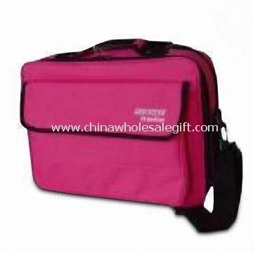 Briefcase Computer Bag with File Zipper Pocket Made of 600D Polyester