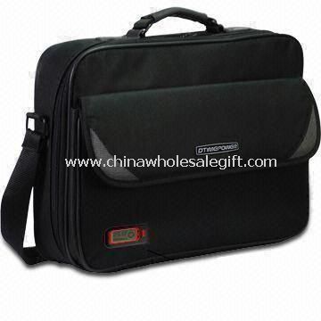 Laptop Briefcase with Removable Wi-Fi Locator Made of 600D Polyester