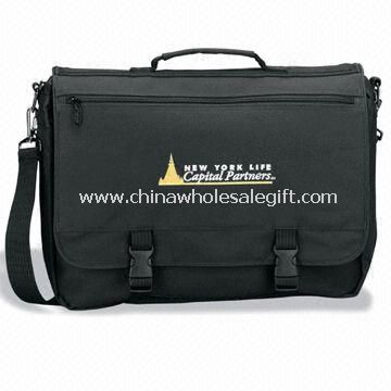 Promotional Typhoon Deluxe Briefcase with Carry Handle Made of 600D Polyester