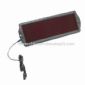 Solar Car Battery Charger with Flashing Blue Charging LED Built-in Blocking Diode small picture