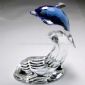 Crystal dolphin figurer small picture