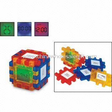Amazing Cube Color Calendar with Auto Detect Temperature Function