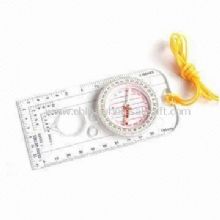 Map Compass with Magnifier Ruler and Scale images