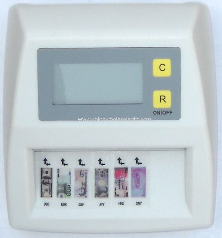 Automatiske Multi-valuta detektor kan registrere 6 valutaer