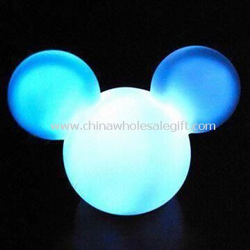 LED Mood Light with Lithium Batteries Comes in Various Shapes and LED Colors