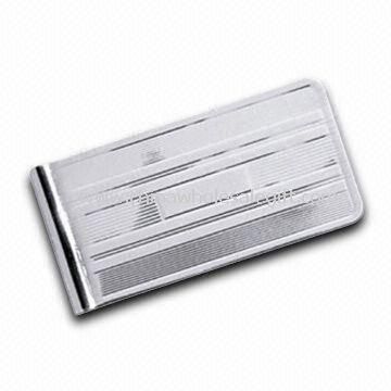 Stainless Steel Money Clip Customized Logos Welcome