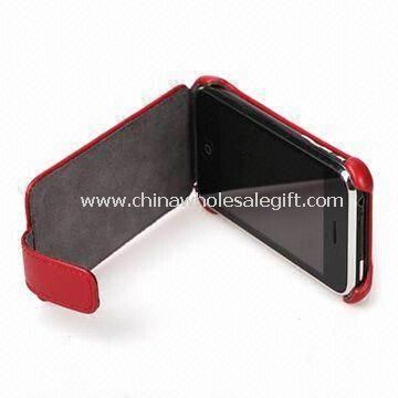 Case for iPhone with Fashionable Design Made of Leather
