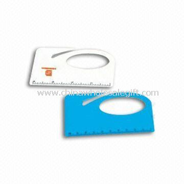 Abridores de Envelopes de plástico/papel com régua e lente de aumento
