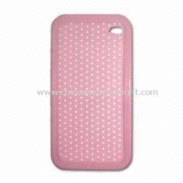 Silicone kasus untuk iPhone 4G dengan udara-ventilasi desain