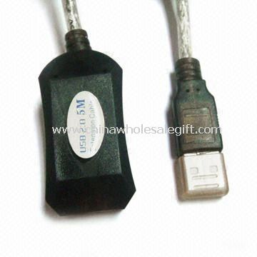 5m USB 2.0-forlengelseskabel overholder USB spesifikasjon 2.0