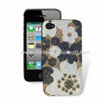 Case for iPhone 4 Made of PC and PU Materials