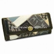 Damer tegnebog lavet af PU/PVC eller ægte læder images
