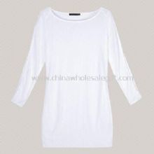Las mujeres de algodón en blanco T-Shirt images
