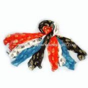 Imitated Silk Scarf with Head Designs images
