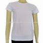 Women Round Neck Plain T-shirt Made of 100% Cotton small picture