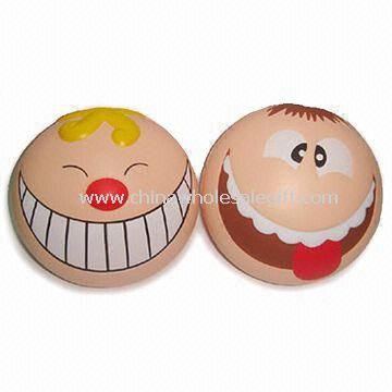 Anti-stress Funny Face Ball with Laughing and Spitter Images