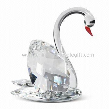 Crystal duhy Swan lze použít jako Vánoční dekorace