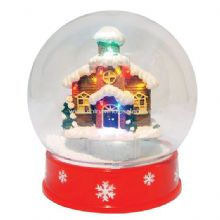 Boule à neige MIni 9 pouces avec LED maison images