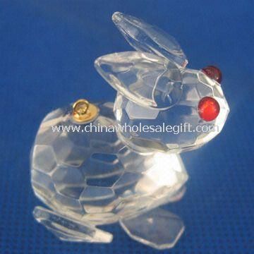 K9 Crystal Figurine with Rabbit Shape Good Choice for Decorating