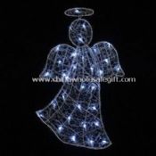 70 cm-es 2-D Glitter Crystal angyal 32LT fehér LED images