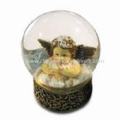 Malaikat salju Globe terbuat dari Polyresin dengan desain hidup images