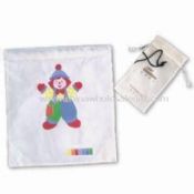 Non-woven Shoe Bags with 2 Colors Silk Printing images