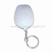 PU Foam Stress Ball in Shape of Brain with Keychain images