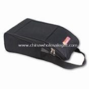Shoes Bag with Front Open End Pocket Made of 600D Polyester images