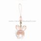 Crystal Pendant in Rabbit Design Ideal for Mobile Phone small picture