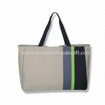 Beach Bag Made of 600D/PVC with Webbing Handles
