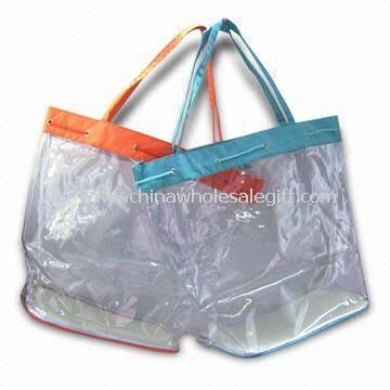 Beach Tote Bag Made of 420D Polyester with PVC Backing