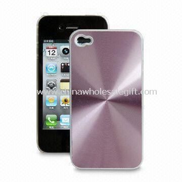 Caja de cristal adecuado para iPhone 4G de policarbonato y de material de aluminio