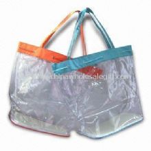 Sac cabas de plage en Polyester 420D avec le soutien de PVC images