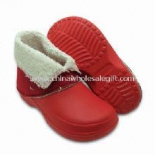 Childrens Winter Clog Boots with Slip-resistant and Non-marking Soles images