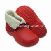 Childrens Winter Clog Boots with Slip-resistant and Non-marking Soles images