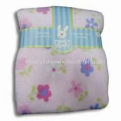 Embroidered Baby Blanket Measures 30 x 36 Inches Made of Polyester images