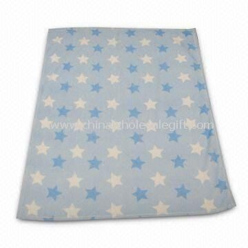 Korallen-Fleece aus Polyester-Baby-Decke mit Panel-Druck