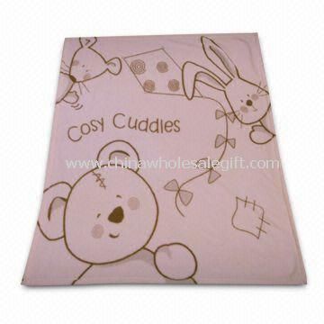 Printed Baby Blanket Made of Polyester Coral Fleece