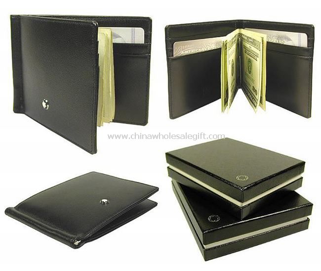 PU or genuine leather Money Clip