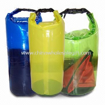 Radio Frequency Welded Dry Bags Made of Transparent PVC