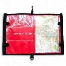 Waterproof Map Holder Made of Tarpaulin and Transparent Plastic PVC images