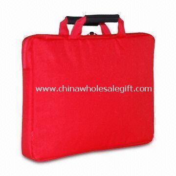 Laptop-Tasche in rot 100 % wasserdicht hergestellt aus 600D Polyester Material