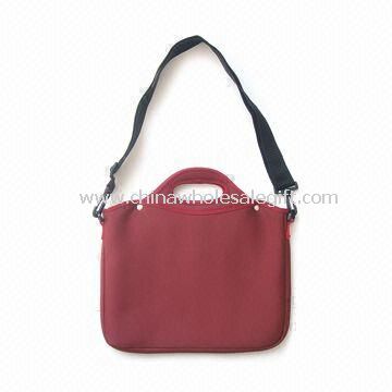 Waterproof Laptop/Notebook Bag with Shoulder Strap Made of Neoprene Material