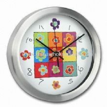Aluminum Wall Clock Various Colors are Available images