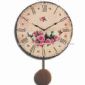 Horloge murale MDF de 13 pouces avec pendule small picture