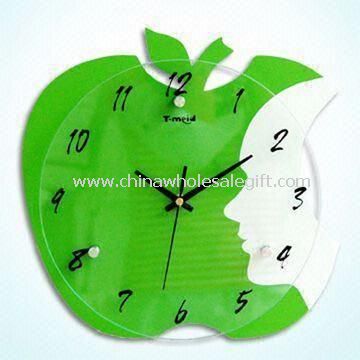 Wall Clock Made of Spot Drill and Stainless Steel