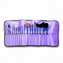 Cosmetic Brush Set with Copper Ferrule Packed in PU Bag images