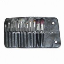Professional Cosmetic Brush Set with Case and Adjustable Strap images