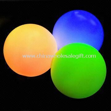 LED Mood Light-ball with 10.8cm Diameter Uses 3 Pieces AAA battery