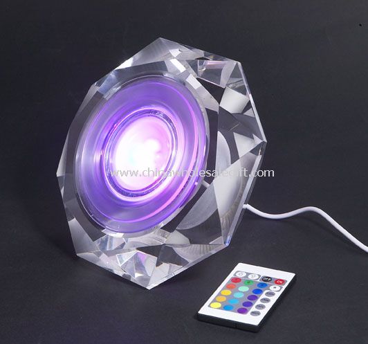 Mini diament kolor LED zmiana żarówki